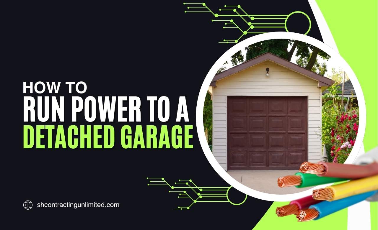 How to Run Power to a Detached Garage